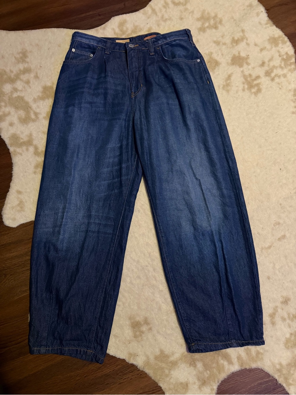 Nwot Pilcro The Breaker
Relaxed Jeans dark wash barrel fall denim casual $200 - Picture 9 of 16